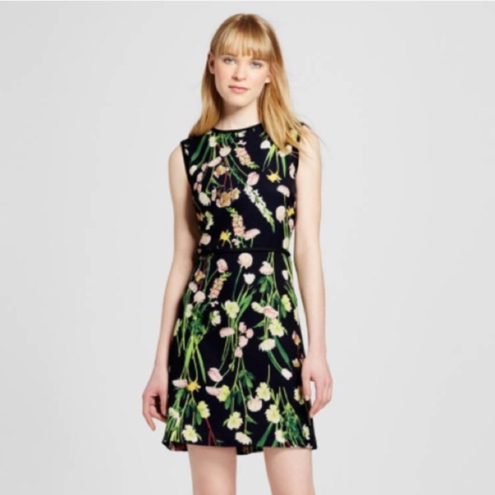Victoria Beckham Floral A-line Dress
